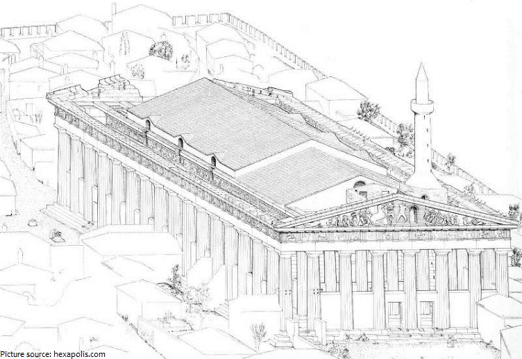 752x517 Interesting Facts About The Parthenon Just Fun Facts - Parthenon Sketch