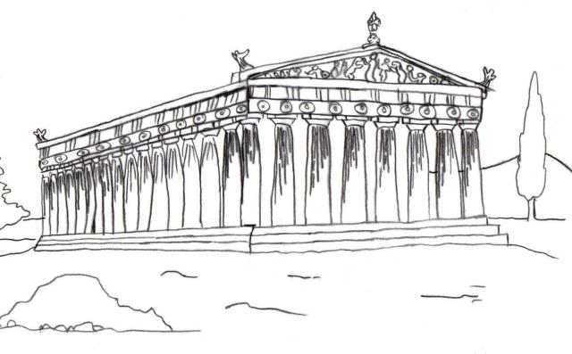 640x397 Parthenon - Parthenon Sketch