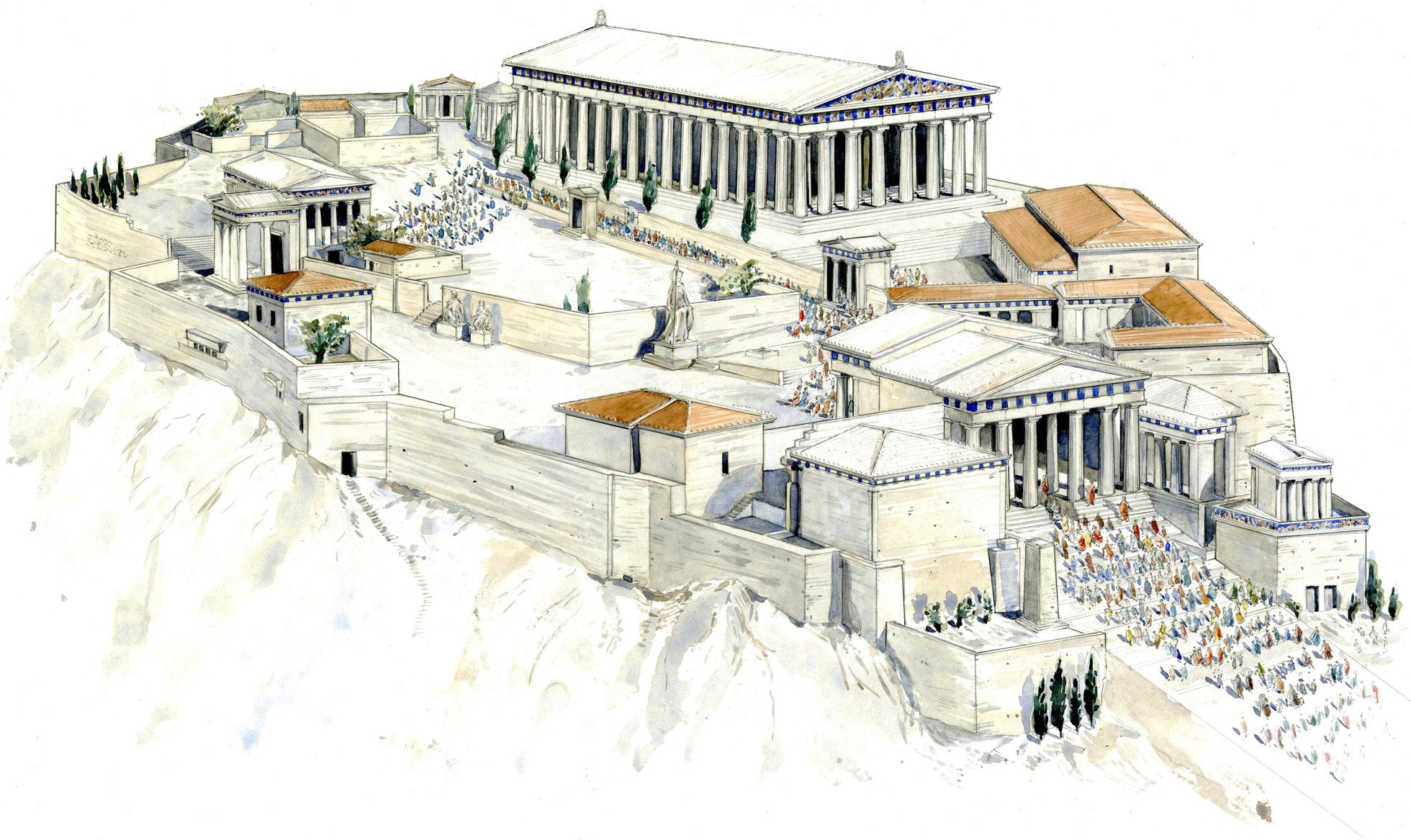Parthenon Sketch at Explore collection of