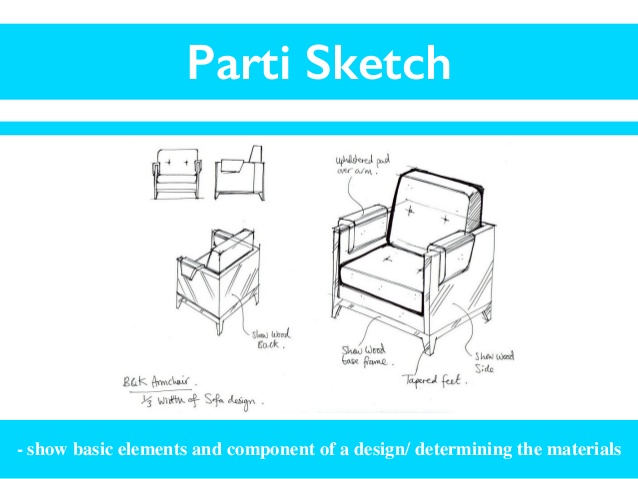 638x479 Furniture Designer - Parti Sketch