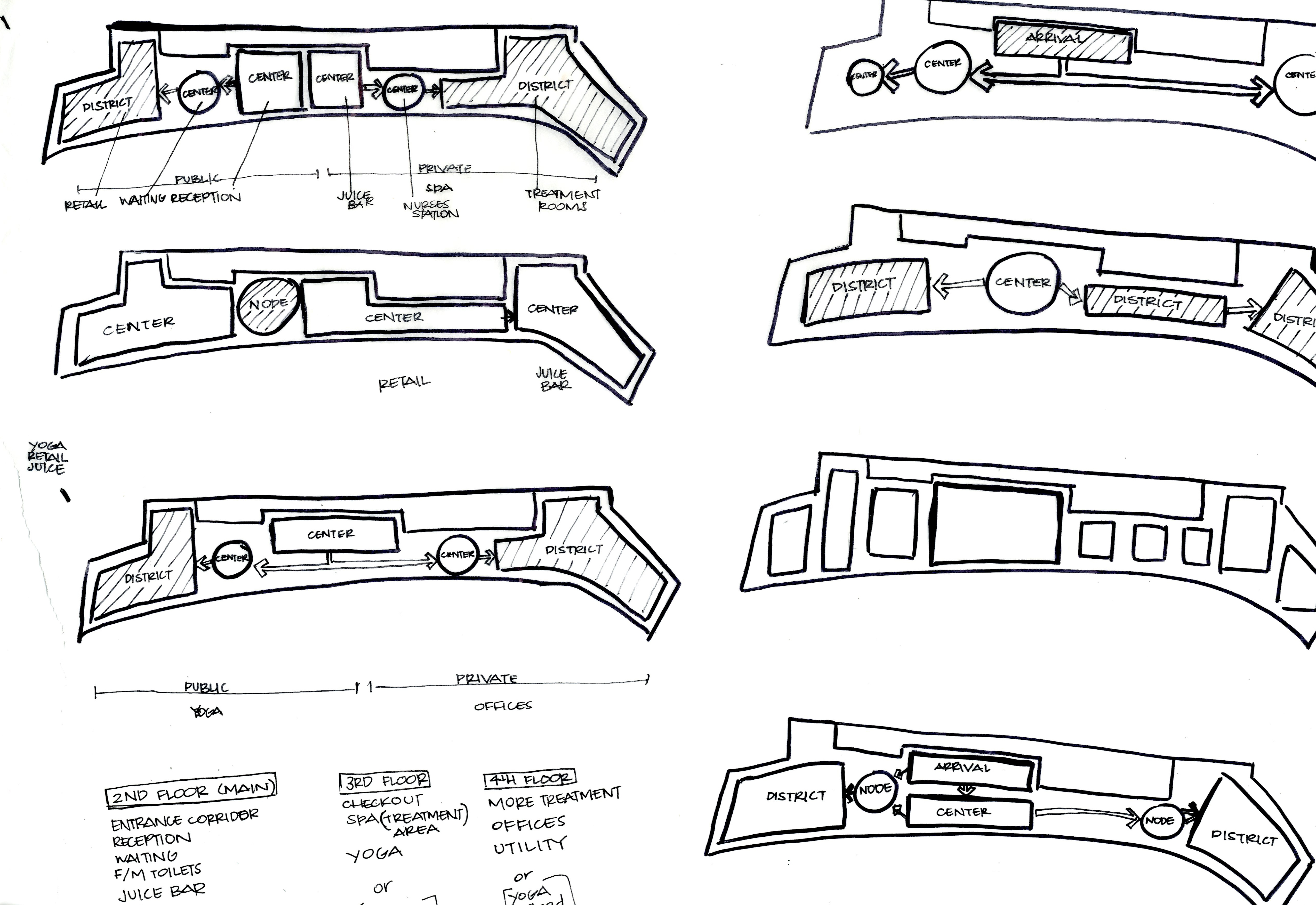 5100x3509 Parti Diagrams J. Wood - Parti Sketch