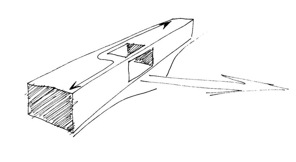 1000x548 Residential Dan Brunn Architecture - Parti Sketch