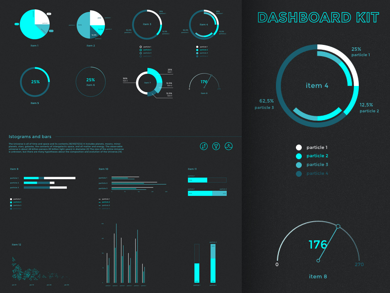 800x600 Dashboard Kit Sketch Freebie - Particle Sketch