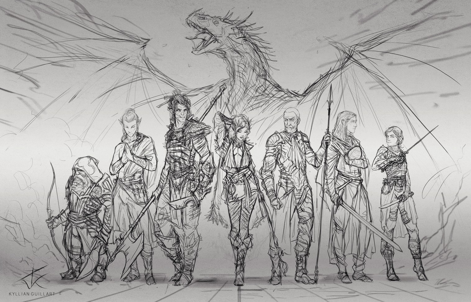 1516x972 Kyllian Guillart - Party Sketch