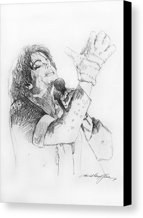 486x740 Michael Jackson Passion Sketch Canvas Print Canvas Art By David - Passion Sketch