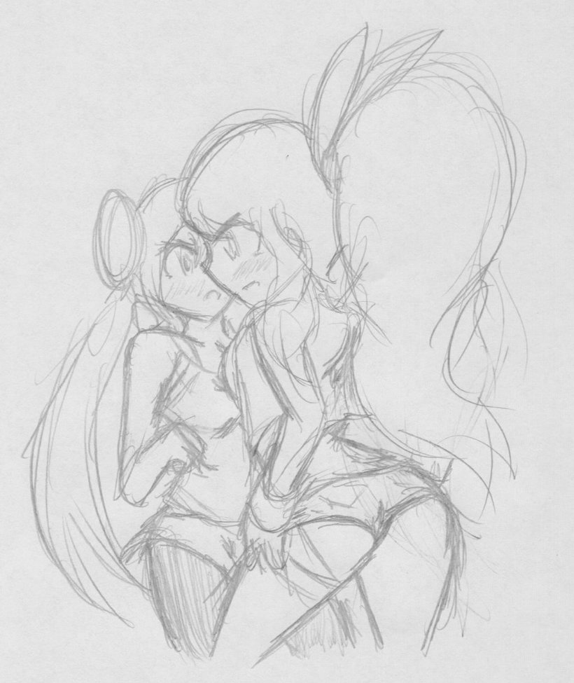 820x975 White X Rosa Crime Of Passion Sketch By Xero J - Passion Sketch