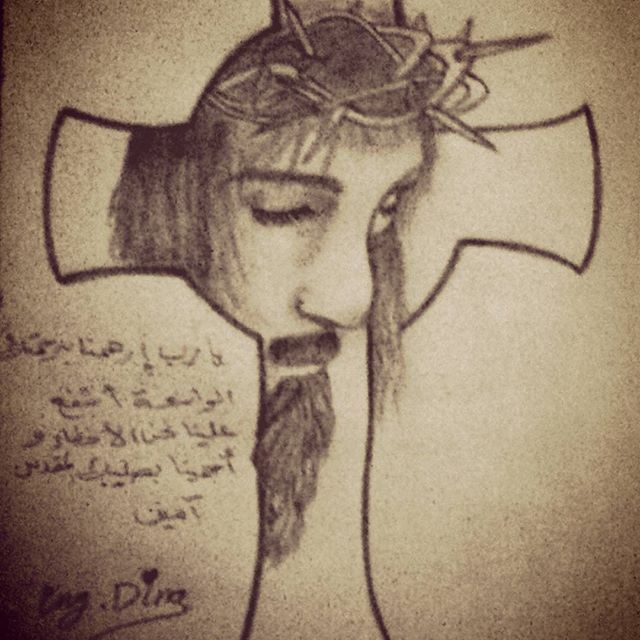 640x640 Jesus - Passion Sketch