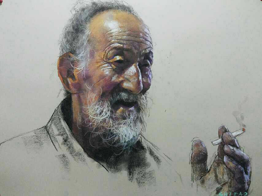 854x640 The Pastels Of China A Gallery - Pastel Sketch