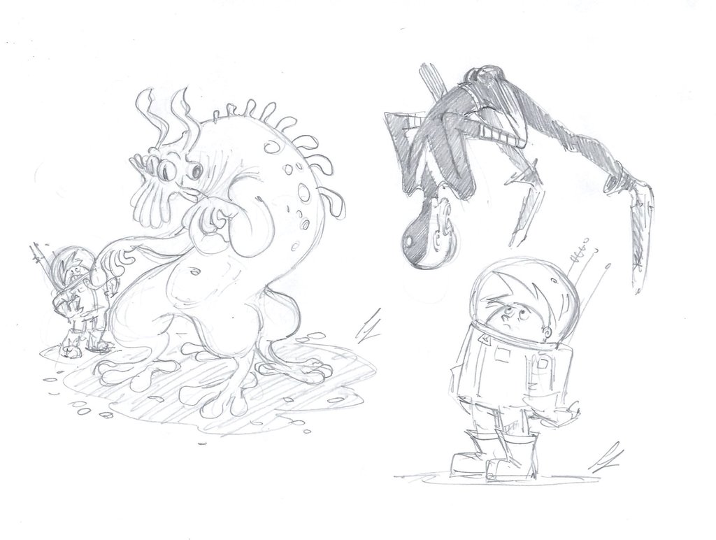 1024x772 Pat And Cyp Sketches By Lorenzolivrieri - Pat Sketch