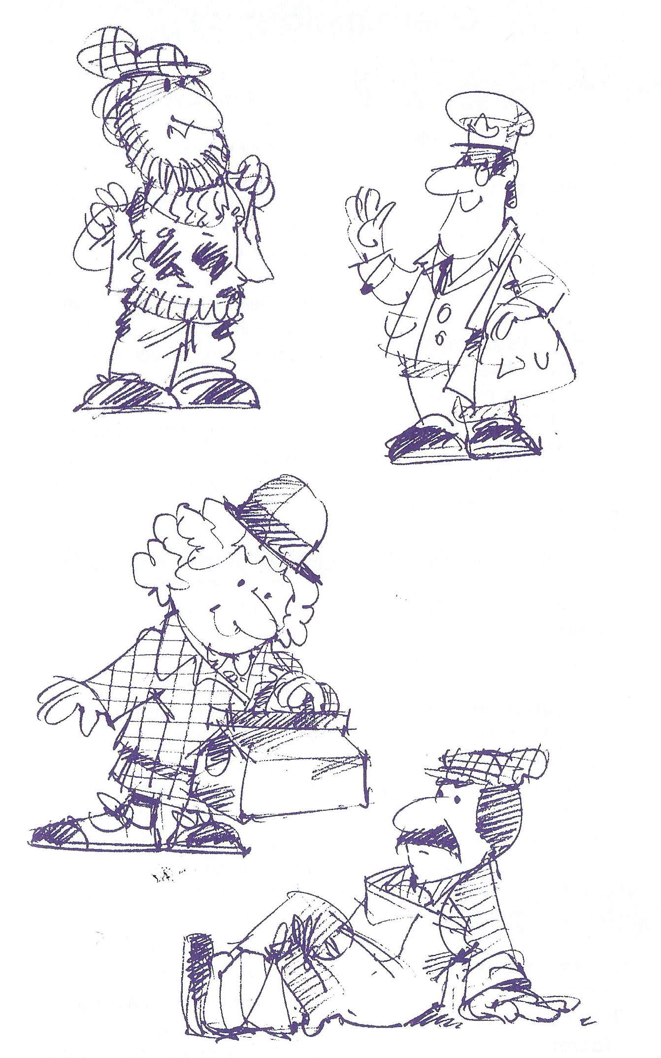 1342x2147 Postman Pat Sketches By Ivor Wood Part 2 The World Of Animator - Pat Sketch