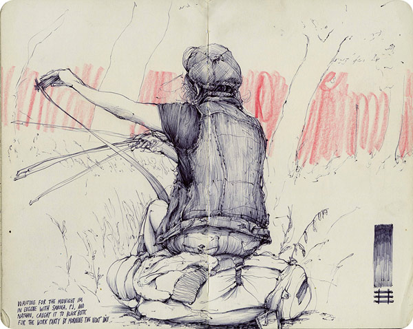 600x478 Sketch Book Gold Artist Pat Perry! Give Us Art - Pat Sketch