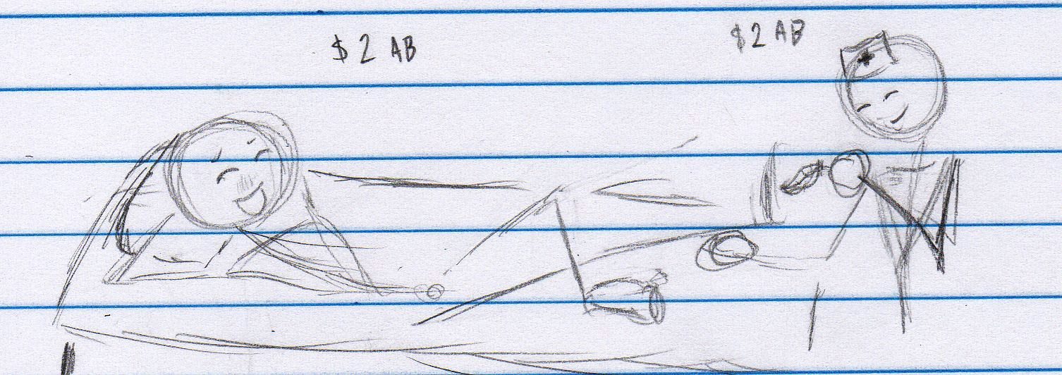 1506x532 Tickling The Patient Sketch Ych Weasyl - Patient Sketch