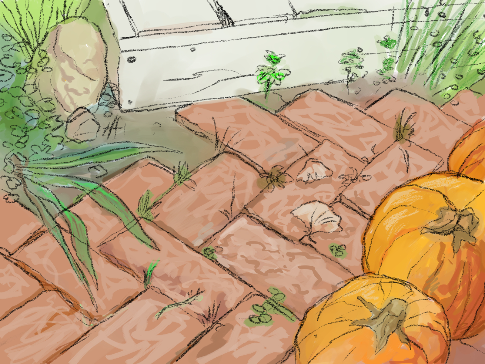 1600x1200 Jeff Durham Patio Sketch - Patio Sketch