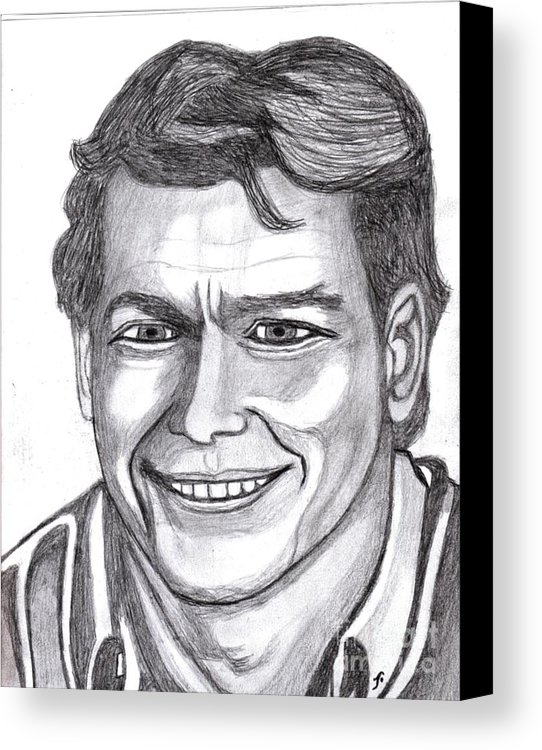 542x750 Patrick Swayze Canvas Print Canvas Art By Richard Heyman - Patrick Swayze Sketch