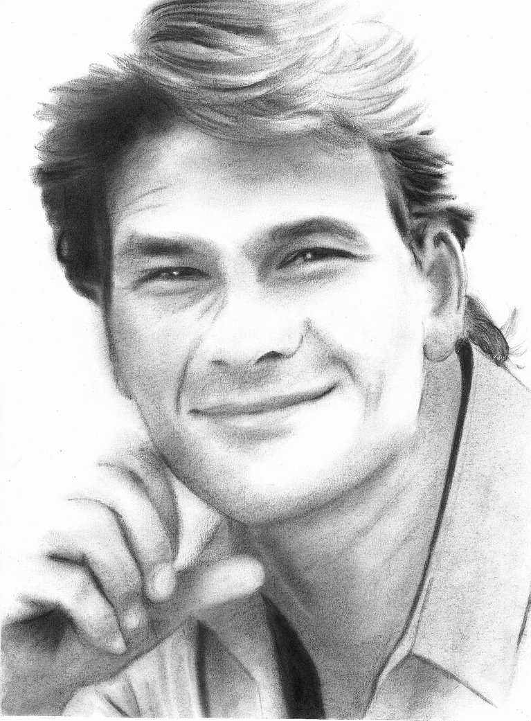 767x1041 Patrick Swayze By Eileen9 - Patrick Swayze Sketch