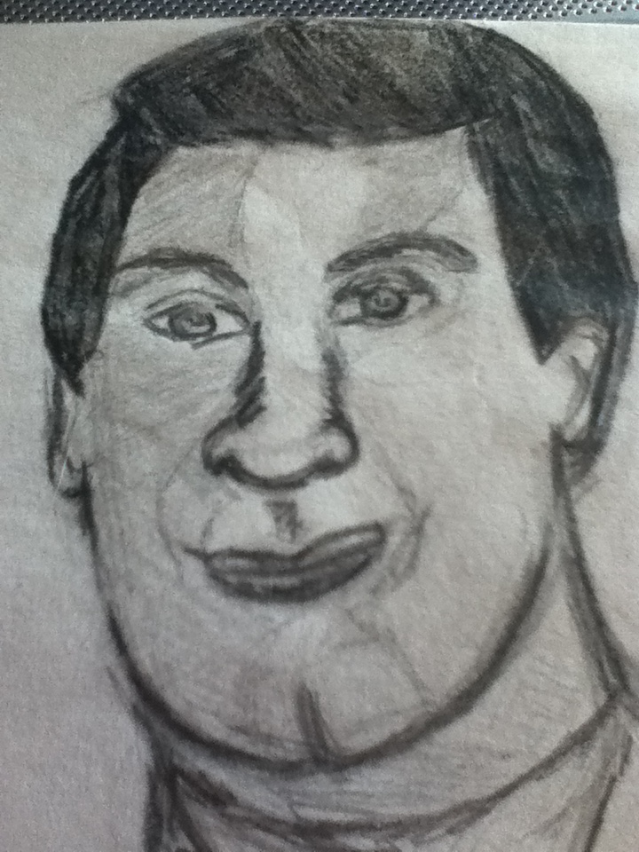 720x960 Tom Hanks Misinterpretation Of Drawings Face Shapes 101 - Patrick Swayze Sketch