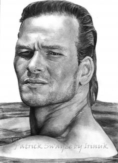 236x327 Patrick Swayze Artwork Patrick Swayze And Artwork - Patrick Swayze Sketch