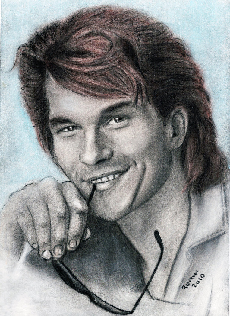 763x1046 Patrick Swayze By Adriansportraits - Patrick Swayze Sketch