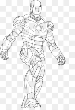 260x380 Free Download Iron Man Line Art Drawing Hulkbusters Sketch - Patriot Sketch