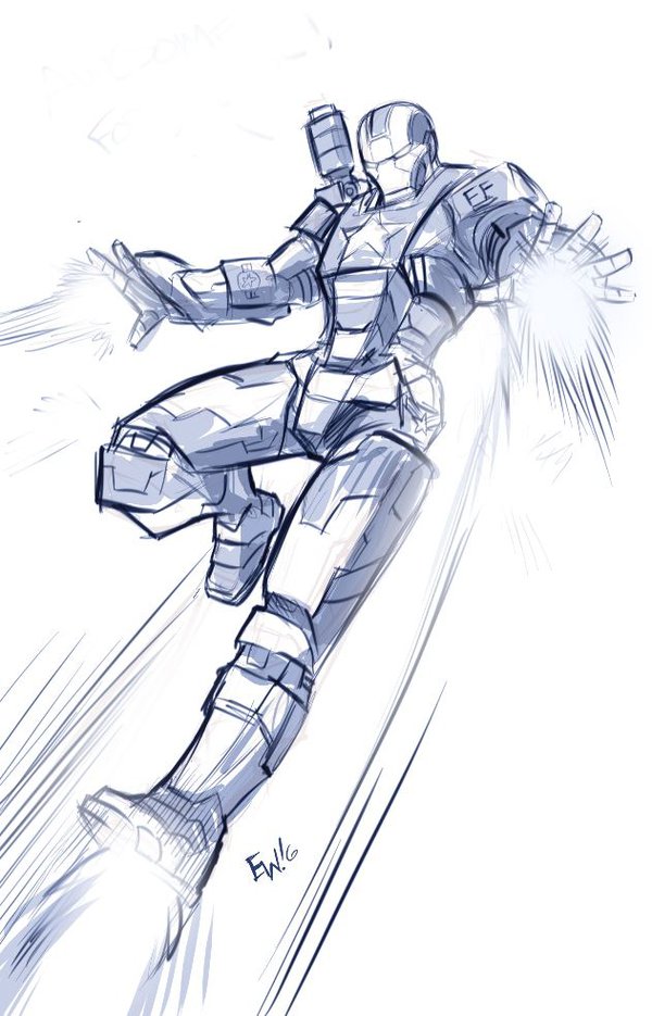 600x935 Iron Patriot - Patriot Sketch