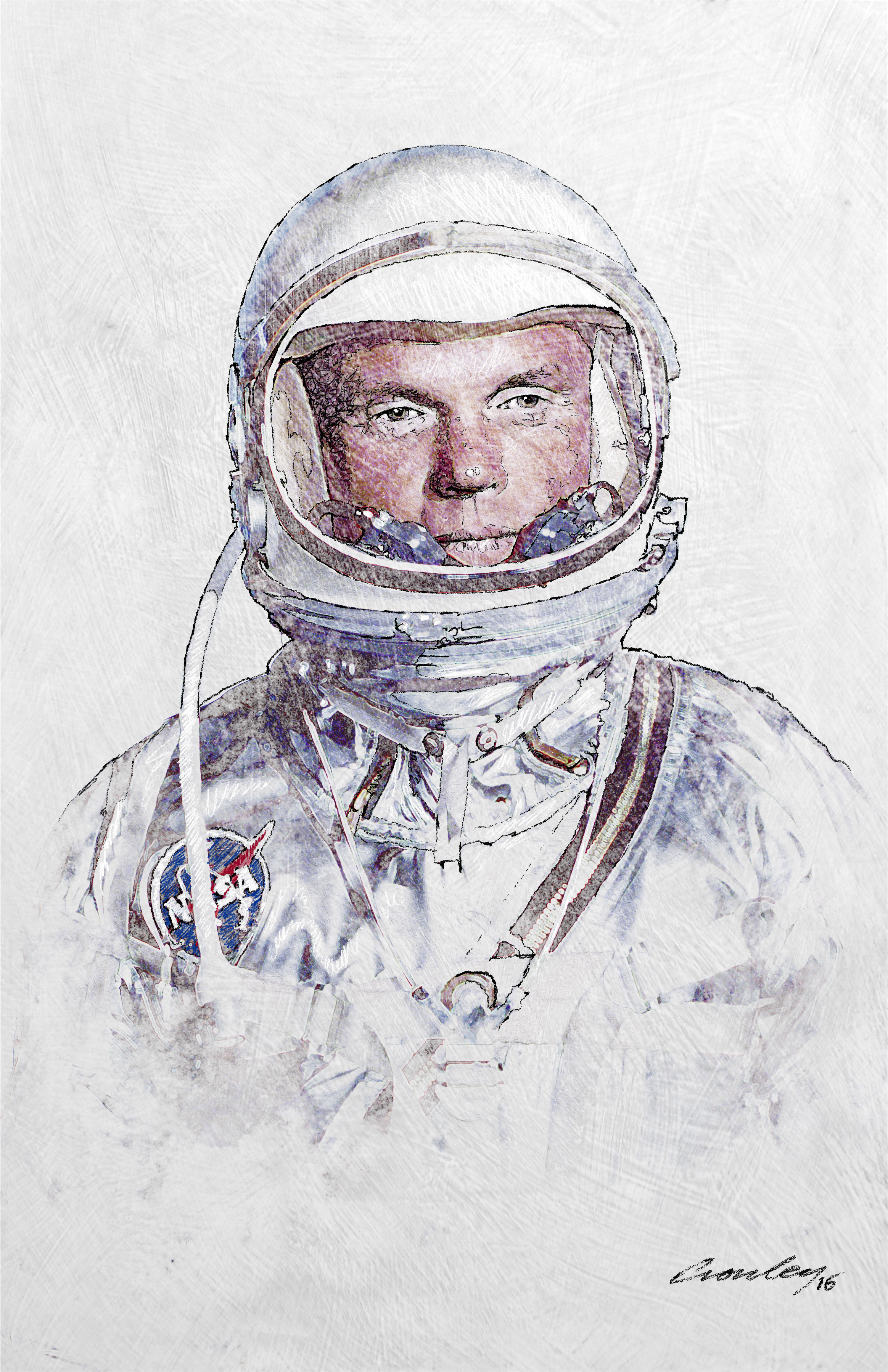 3000x4633 My Tribute Sketch Of A True Patriot And A Genuine Hero. - Patriot Sketch