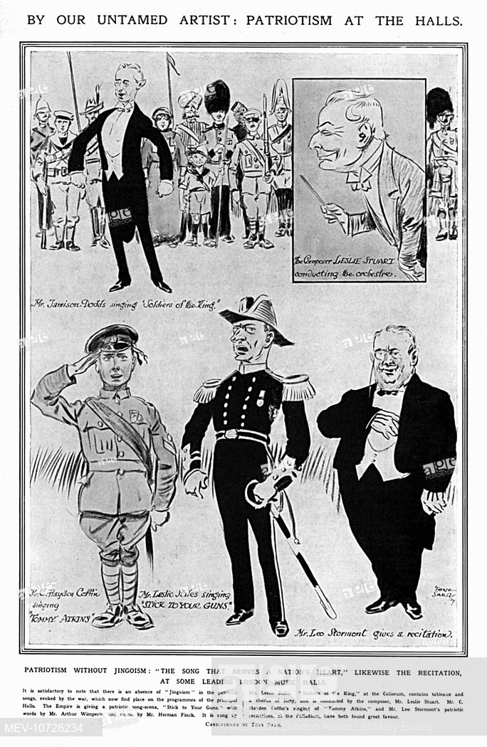 684x1050 Sketches By Tony Sarg Showing Performers - Patriotic Sketches