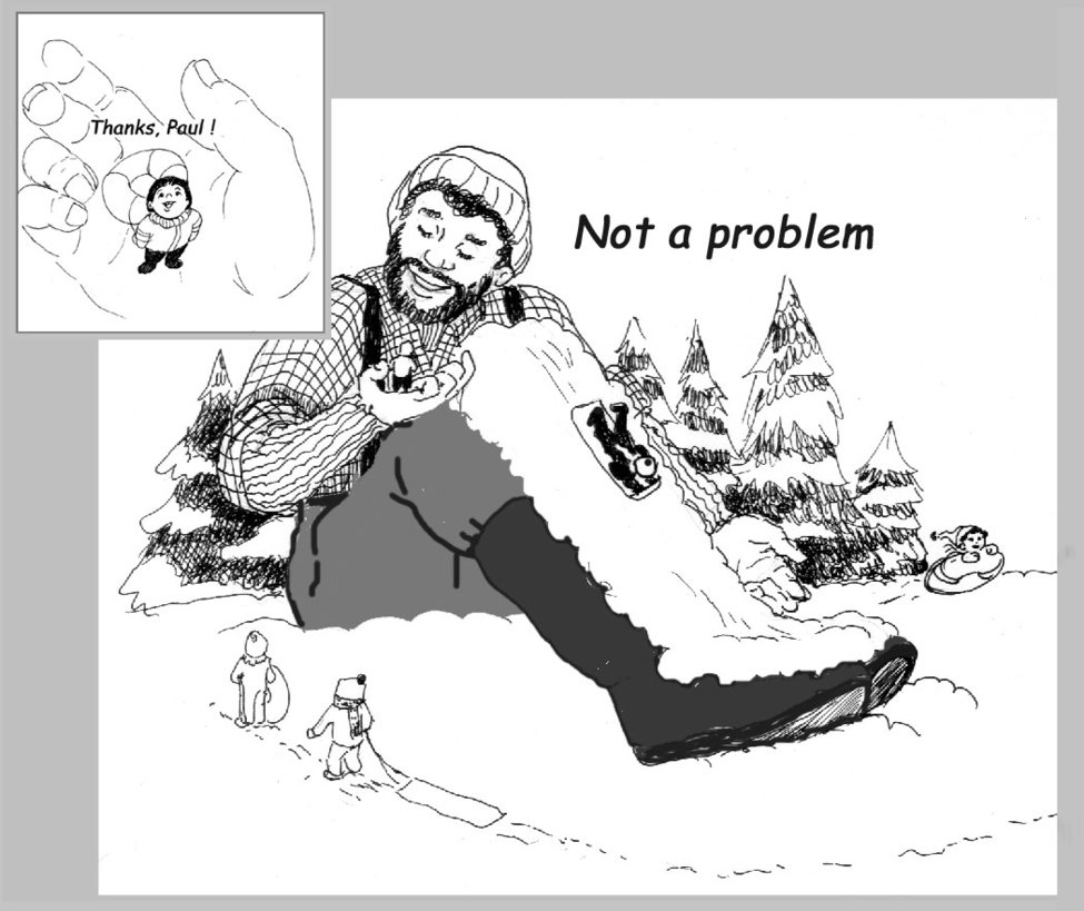 975x819 Paul Bunyan As Sled Hill By Tunnelbrat - Paul Bunyan Sketch