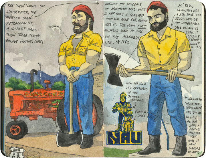 720x552 Paul Bunyan Drawn The Road Again - Paul Bunyan Sketch