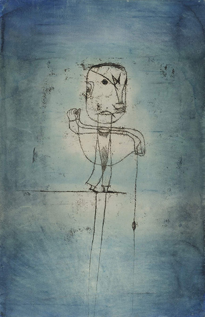 400x618 The Angler By Paul Klee - Paul Klee Sketches