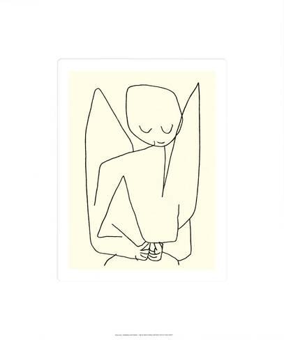407x488 Vergesslicher Engel, C.1939 Serigraph By Paul Klee - Paul Klee Sketches