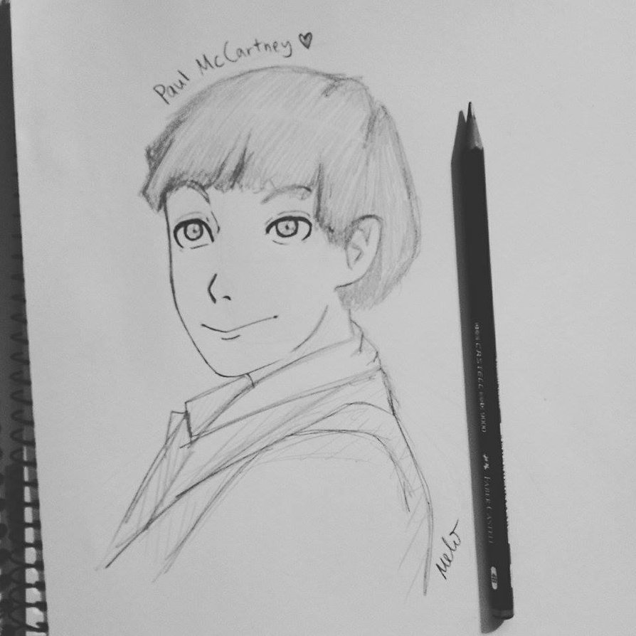894x894 Paul Mccartney Sketch By Xlilmelo - Paul Mccartney Sketch