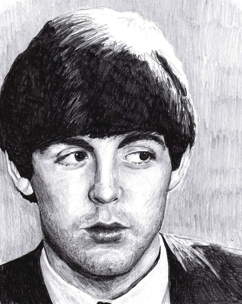 798x1001 Paul Mccartney By Bonascottina - Paul Mccartney Sketch