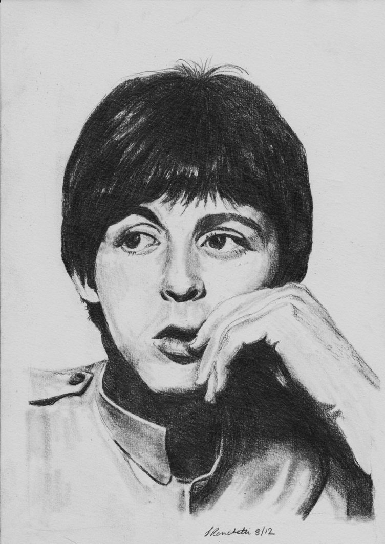 752x1063 Paul Mccartney By Sallyronchetti - Paul Mccartney Sketch
