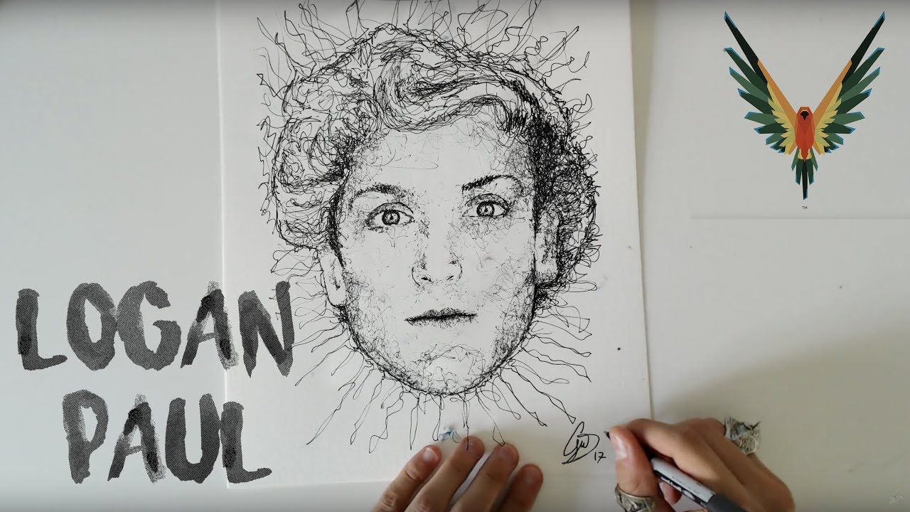 1280x720 How To Draw Logan Paul - Paul Sketch