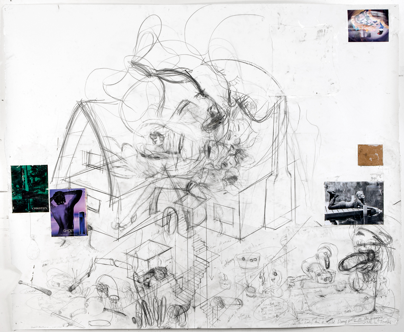 1300x1069 Paul Mccarthy Drawings Exhibitions The Renaissance Society - Paul Sketch