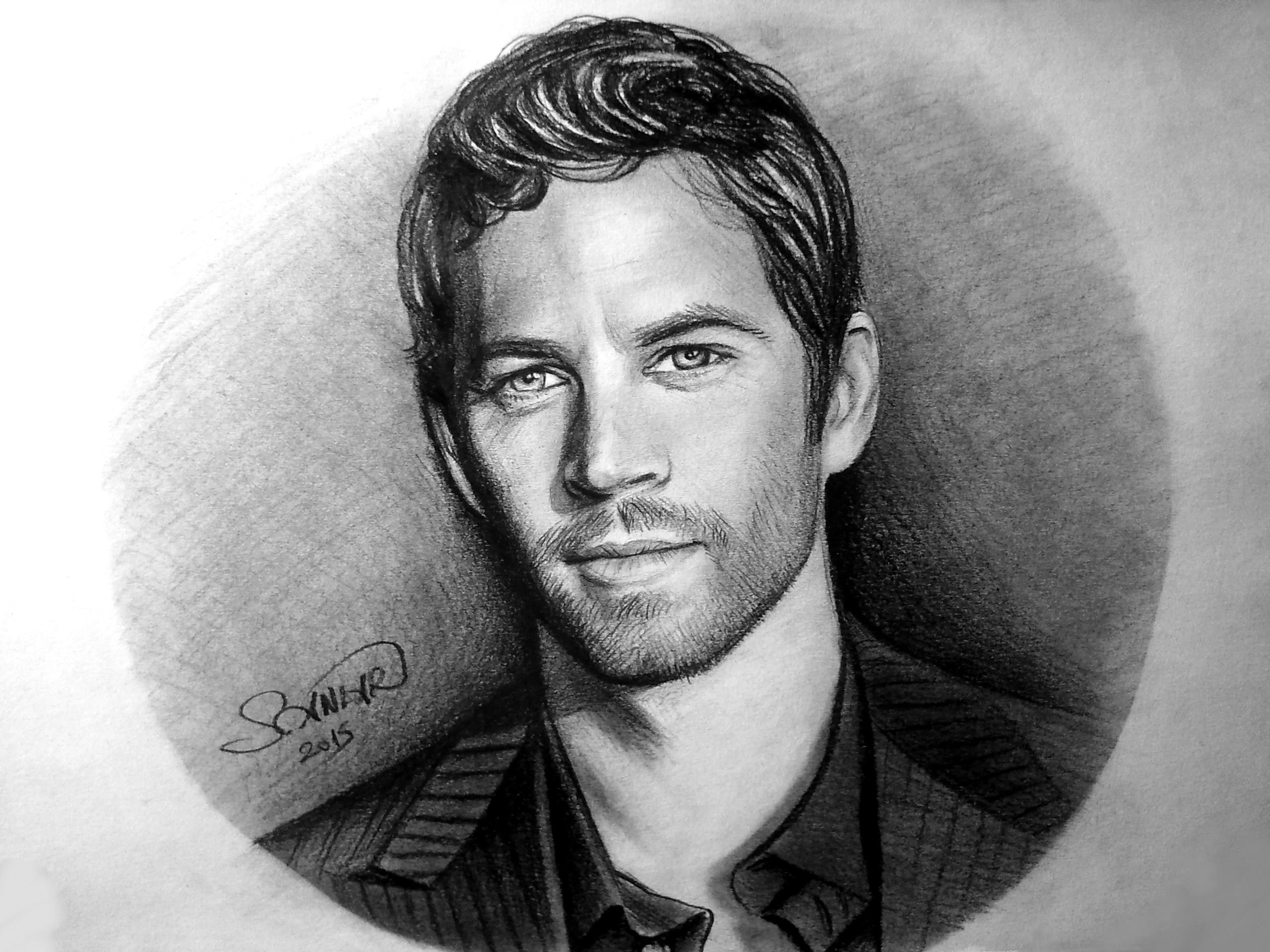 2560x1920 Paul Walker Drawing, Pencil, Sketch, Colorful, Realistic Art - Paul Sketch