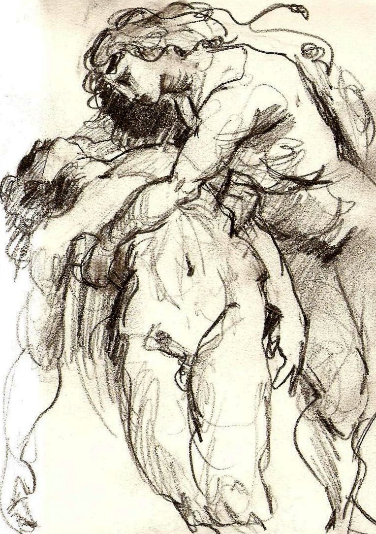 764x1084 Artwork By Peter Paul Rubens - Paul Sketch