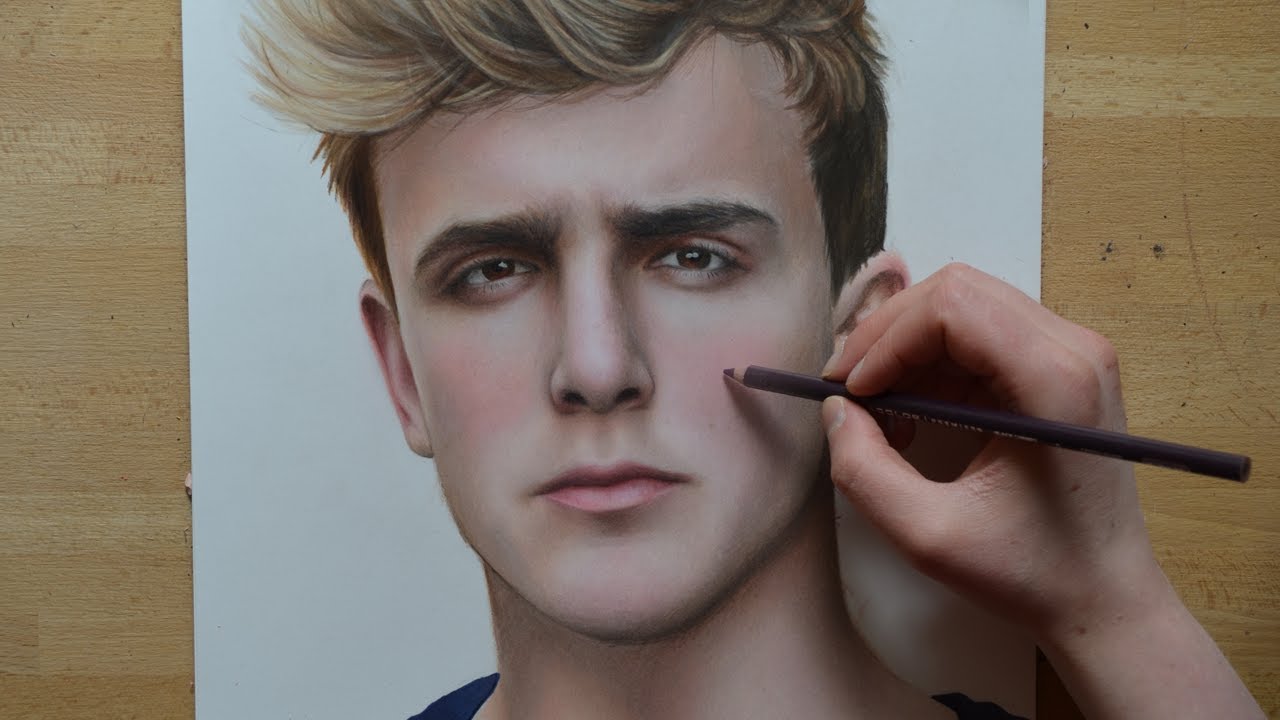 1280x720 Drawing Jake Paul - Paul Sketch