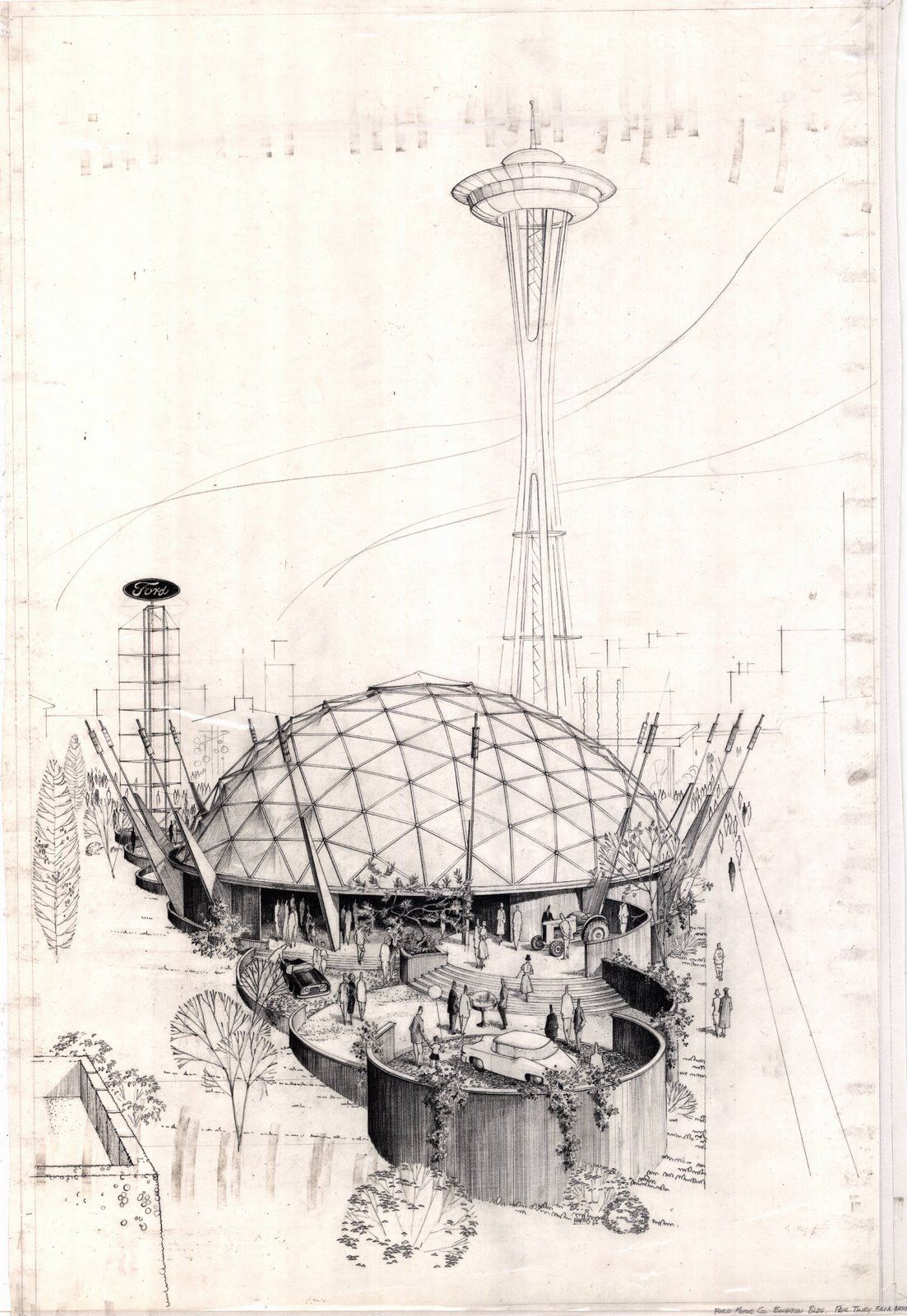 1103x1600 Seattle Century 21 Exposition - Pavilion Sketches