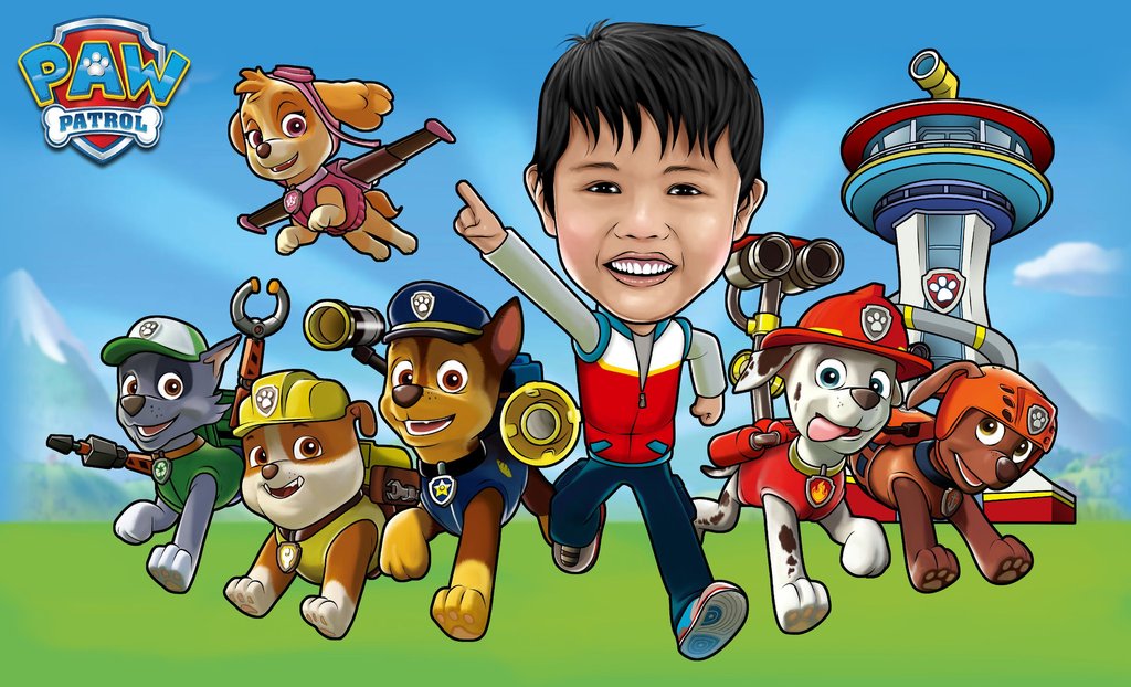 1024x622 Paw Patrol - Paw Patrol Sketch