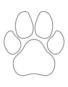 236x305 How To Draw Dog Paw Prints 8 Steps (With Pictures) School Art - Paw Print Sketch