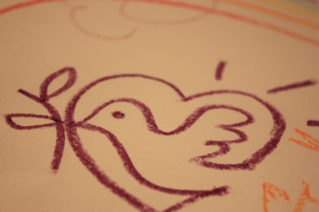 1024x683 Peace Dove Sketch Drawings For Jade - Peace Dove Sketch