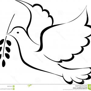 300x300 Silhouette Of Peace Dove Gm Sohadacouri - Peace Dove Sketch