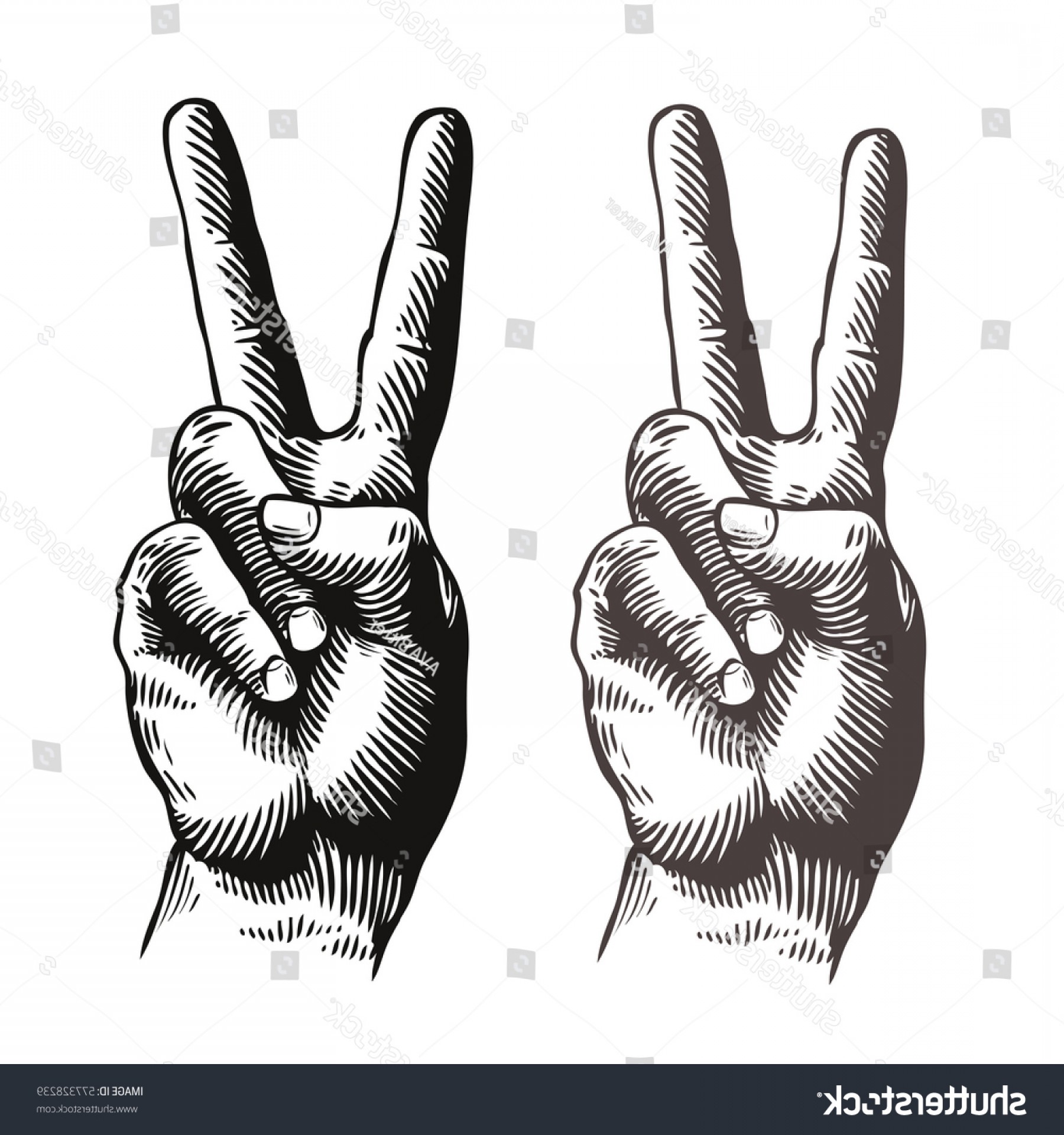 1800x1920 Hand Gesture Peace Sign Symbol Sketch Orangiausa - Peace Sign Hand Sketch