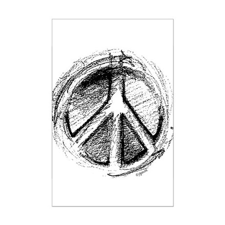 460x460 Peace Sign Posters - Peace Sign Sketch