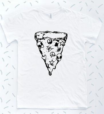 363x400 90s Pizza Slice T Shirt Sketch Alien Heart Cute Peace Tee Indie - Peace Sketch