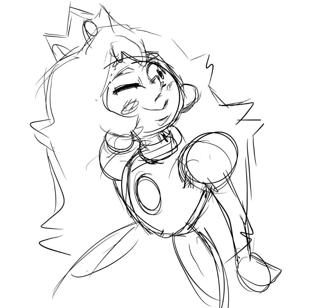 1024x987 Peach Sketch Mario Amino - Peach Sketch