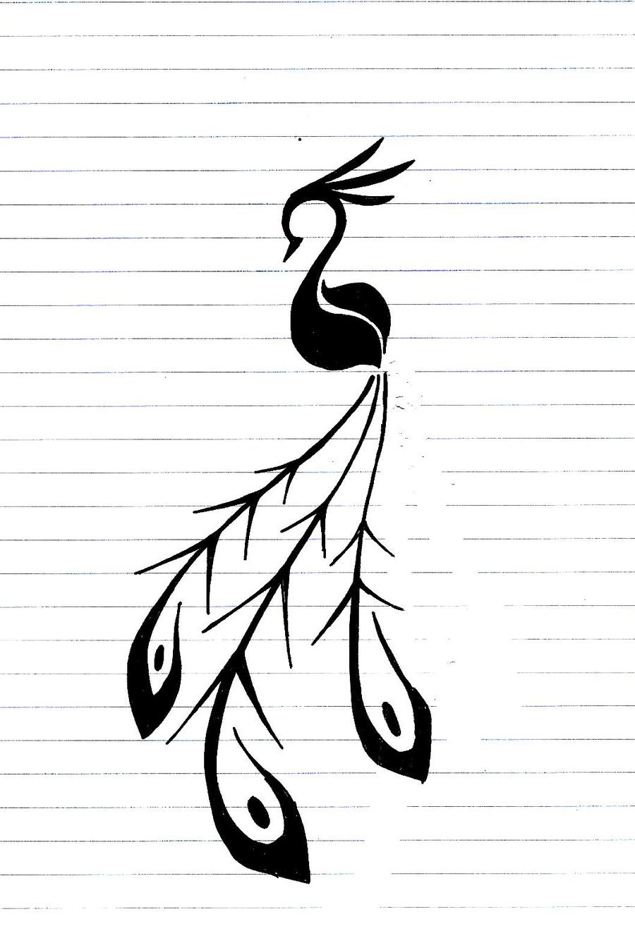 900x1320 Download Peacock Tattoo Designs Clipart Tattoo Drawing Tattoo - Peacock Tattoo Sketch