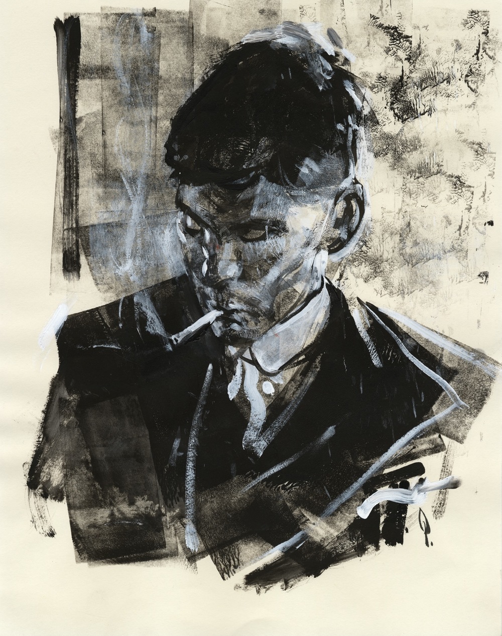 1000x1267 Peaky Blinders George Pratt - Peaky Blinders Sketch
