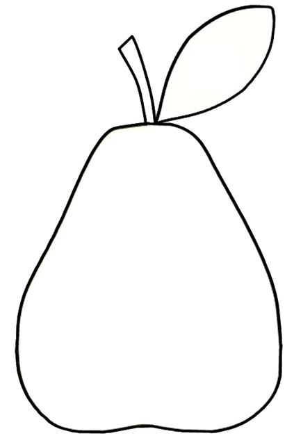 423x640 Pear Clipart Sketch ~ Frames ~ Illustrations ~ Hd Images ~ Photo - Pear Sketch